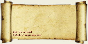 Tijana Smiljković vizit kartica